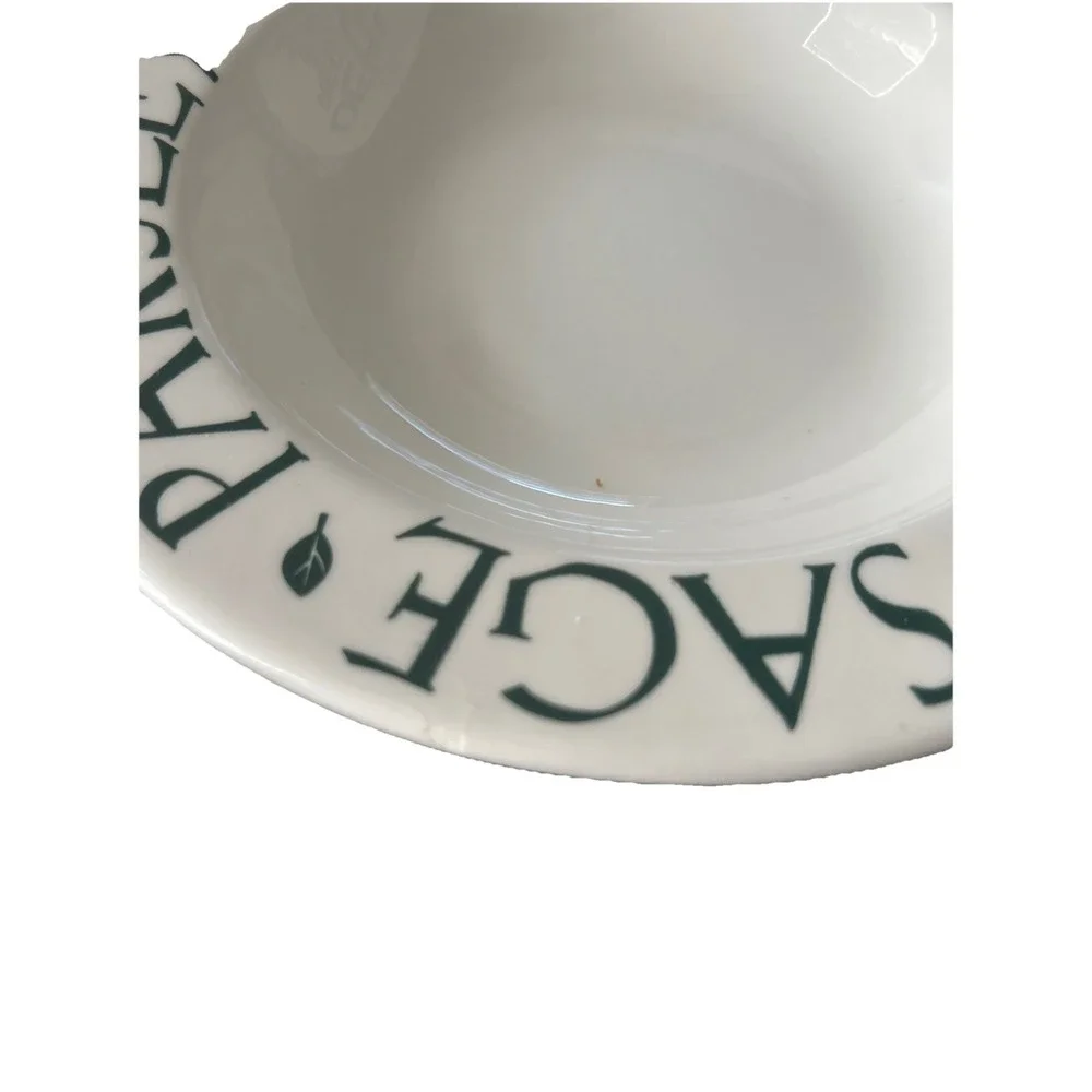 Set Of 4 Pier 1 herbs soup bowl sage parsley mint rosemary Dill